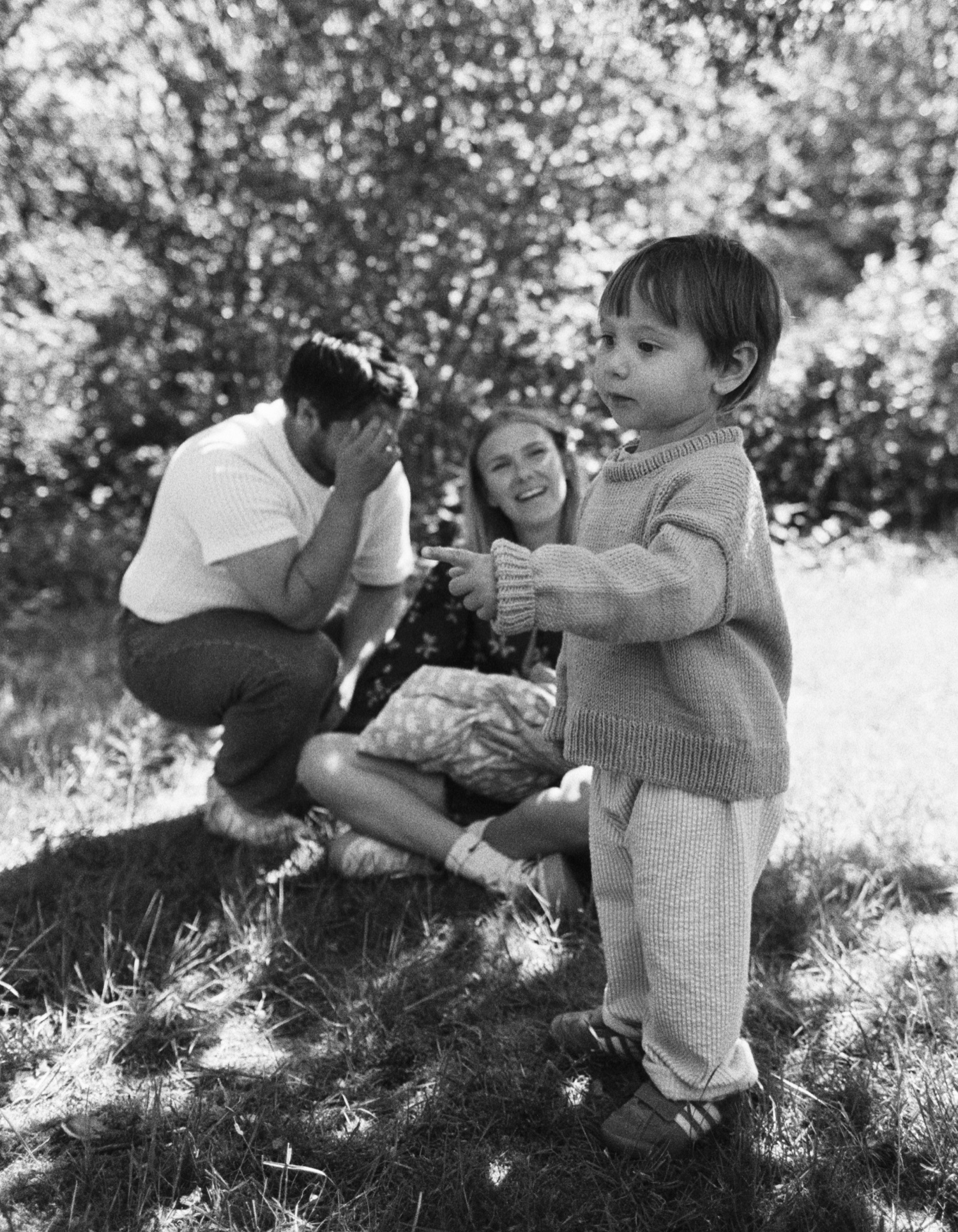 The Johnson Family in Spring